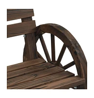 vidaXL Patio Chair 22.8"x22.8"x30.9" Solid Wood Fir