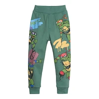 Teenage Mutant Ninja Turtles Toddler Boys Henley T-Shirt and French Terry Pants Outfit Set