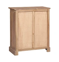 Side Cabinet 25.6"x11.8"x29.5" Solid Teak