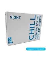 Night Chill Cooling Nylon Fitted Sheet, Queen