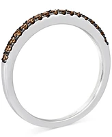 Le Vian Chocolatier Chocolate Diamonds (1/4 ct. t.w.) Band Ring in 14k Vanilla Gold