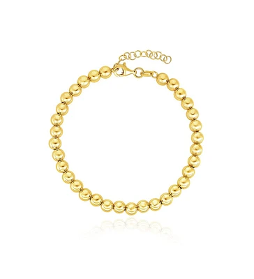 The Lovery Large Gold Ball Bead Bracelet 14K Gold