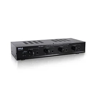 Pyle 4-Channel Speaker Selector System - Multi-Zone Audio Receiver for Home Theater