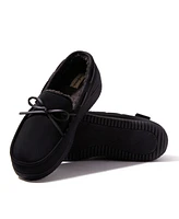 Dearfoams Men's Pierce Microsuede Moccasin House Shoe Slipper