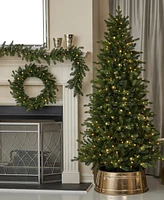 Seasonal 6ft Palmetto Pine Garland, 50 Dual Led Lights