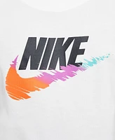 Nike Big Kids Sportswear Short-Sleeve Cotton T-Shirt