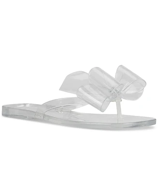 Jeffrey Campbell Sugary Jelly Bow Flip Flop Sandals