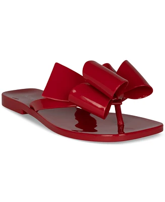 Jeffrey Campbell Sugary Jelly Bow Flip Flop Sandals