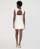 French Connection Women's Whisper Collar Mini Dress
