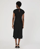 French Connection Women's Ennis Satin Column Midi Dress