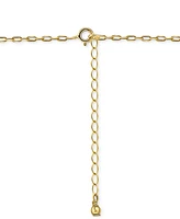 Giani Bernini Cubic Zirconia & Rope Triple Ring Pendant Necklace in Sterling Silver & 18k Gold-Plate, 16" + 2" extender, Exclusively at Macy's