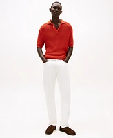 Tommy Hilfiger Men's Regular-Fit White Jeans