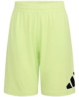 adidas Big Boys Elastic-Waistband Logo Shorts