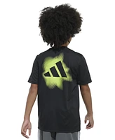 adidas Big Boys Short-Sleeve Gradient Logo Graphic T-Shirt