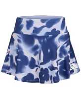 adidas Big Girls Detached Waistband Printed 3-Stripe Flounce Skort