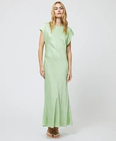 French Connection Women's Ennis Satin Column Maxi Dress