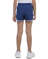 adidas Big Girls Elastic-Waistband Woven Shorts With Binding