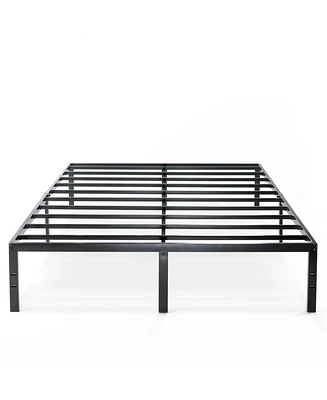 Slickblue Platform Bed Frame with Headboard Attachment Slots for Customizable Bedroom Style