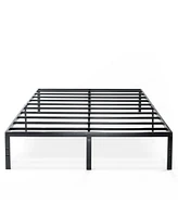 Slickblue Platform Bed Frame with Headboard Attachment Slots for Customizable Bedroom Style