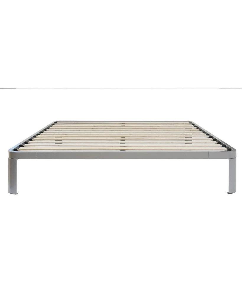 Slickblue Platform Bed Frame with Wood Slats for Mattress Support and Stability