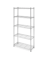 Slickblue Heavy Duty 5-Shelf Metal Storage Rack Shelving Unit