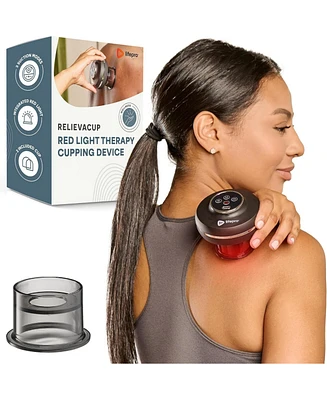 LifePro 4-in-1 Smart Cupping Therapy Massager - Portable Rechargeable Device for Muscle Relief, Skin Firming & Recovery