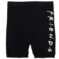 Friends Girls Pajama Shirt and Shorts Sleep Set