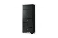 Slickblue Sleek Modern 6-Drawer Tall Wood Dresser Chest for Stylish Storage