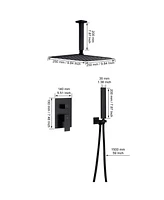 Casainc Complete Shower System with Rough-in Valve