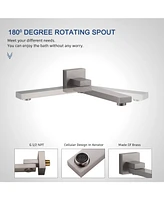 Casainc Pressure Balanced Complete Shower System with Rough-In Valve