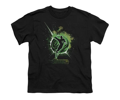 Green Lantern Boys Shadow Short Sleeve Juvenile Tee / T-Shirt