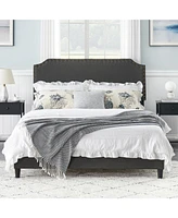 gaomon Full Size Bed Frame with Headboard, Metal Platform Bed Frame