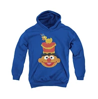 Sesame Street Boys Youth Christmas Nutcracker Ernie Pull Over Hoodie