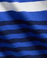 Polo Ralph Lauren Toddler and Little Boys Striped Cotton Hooded Rugby Shirt