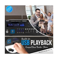 Pyle 6-Channel Bluetooth Home Theater Amplifier