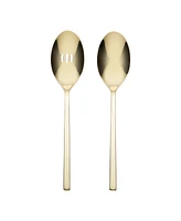 Oneida Allay Champagne 2-Piece Serving Spoon Set