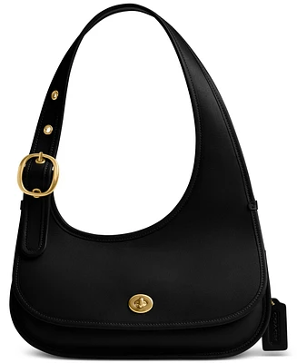 Coach Cashin Carry Small Leather Crescent Bag