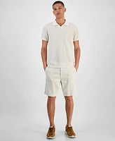 Guess Men's Dante Rib Knit Short-Sleeve Polo Shirt