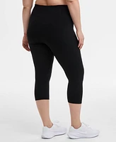 Id Ideology Plus Soft Cropped Leggings, Exclusively at Macy's