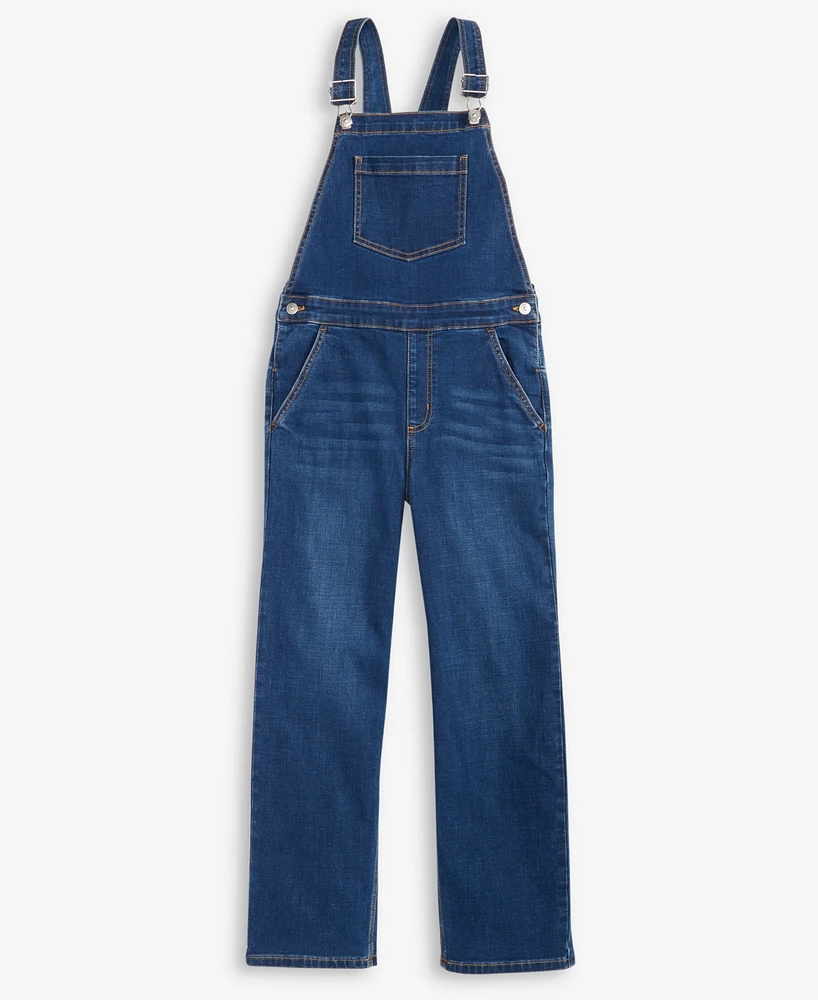 Epic Threads Toddler Girls Denim Overalls, Exclusively at Macy's