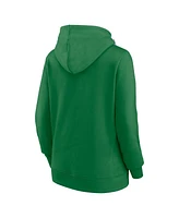 Fanatics Women's Green Oregon Ducks Lock It Down Iconic Fleece Pullover Hoodie