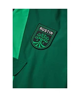 Live Breathe Futbol Men's and Women's Green Austin Fc Tekker Half-Zip Anorak Jacket