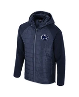 Colosseum Men's Navy Penn State Nittany Lions Block The Sun Full-Zip Hoodie Jacket