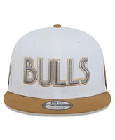 New Era Men's White Chicago Bulls 2024/25 City Edition 9FIFTY Snapback Hat