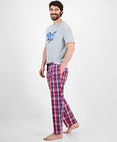 Club Room Men's Woven Plaid Pants, Exclusively at Macy's
