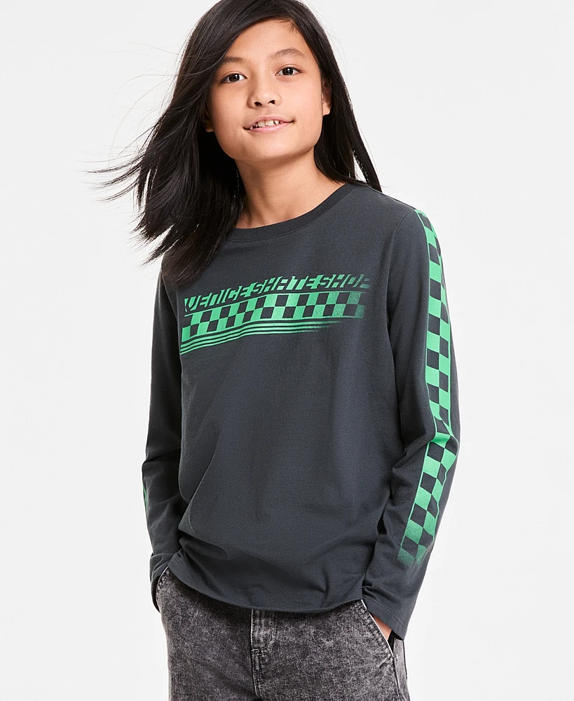 Epic Threads Little & Big Boys Long-Sleeve Venice Skate Shop Graphic T-Shirt, Exclusively at Macy's