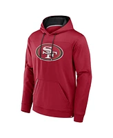 Fanatics Men's Scarlet San Francisco 49ers Defender Pullover Hoodie