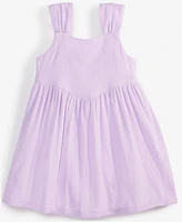Epic Threads Girls Lilac Moon Solid Gauze Sleeveless Dress, Toddler, Exclusively at Macy's