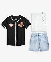 Epic Threads Little Big Boys West Coast Baseball Jersey Shirt Heathered T Shirt Straight Bay Shorts Exclusively At Macys