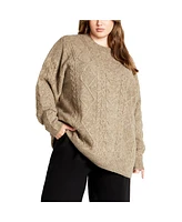 City Chic Plus Jojo Sweater